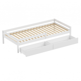 Gyerekágy tárolóhellyel. 90x200. fehér. MIX NEW