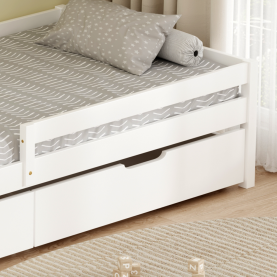 Gyerekágy tárolóhellyel. 90x200. fehér. MIX NEW