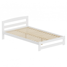 Ágy ágyráccsal. fehér. 120x200. AZRA Ágy ágyráccsal. fehér. 120x200. AZRA