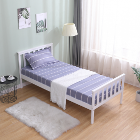 Ágy ágyráccsal. fehér. 90x200. ANATRA