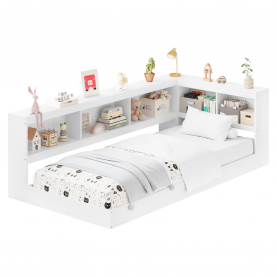 Ágy ágyráccsal. fehér. 90x200. TOSIA