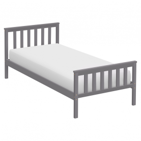 Ágy ágyráccsal. szürke. 90x200. ANATRA