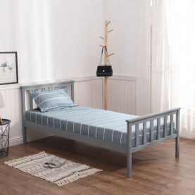 Ágy ágyráccsal. szürke. 90x200. ANATRA