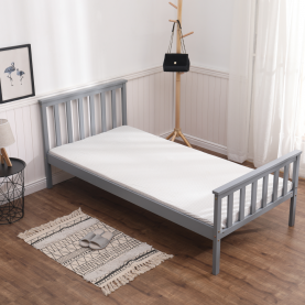 Ágy ágyráccsal. szürke. 90x200. ANATRA