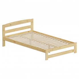 Ágy ágyráccsal. természetes. 120x200. AZRA