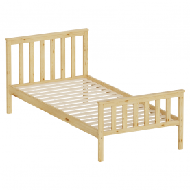 Ágy ágyráccsal. természetes. 90x200. ANATRA