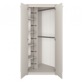 Sarokszekrény. kasmír. KAROS 2D Sarokszekrény. kasmír. KAROS 2D