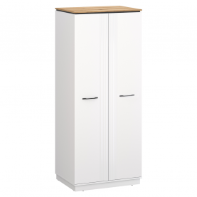 Szekrény. fehér/evoke tolgy. VELIS 2D Szekrény. fehér/evoke tolgy. VELIS 2D