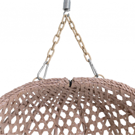 Függőfotel. osszecsukható. rézszínű/bézs/krém. SANAN