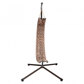 Függőfotel. osszecsukható. rézszínű/bézs/krém. SANAN