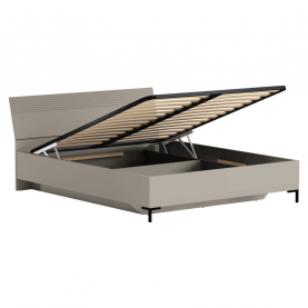 Franciaágy. 160x200. szürkésbarna Taupe. DOMCA