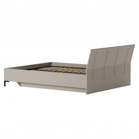 Franciaágy. 160x200. szürkésbarna Taupe. DOMCA