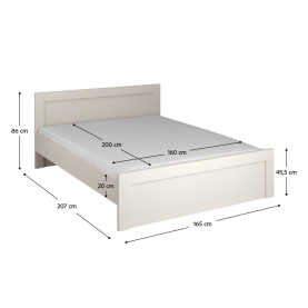 Ágy. 160x200. kasmír. KAROS