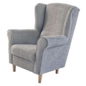 Füles fotel. szürke szovet Coral. CHARLOT