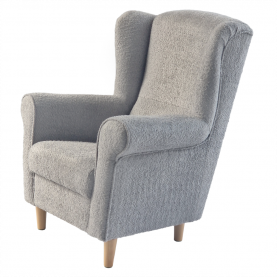 Füles fotel. szürke szovet Coral. CHARLOT