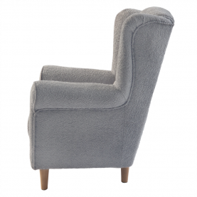 Füles fotel. szürke szovet Coral. CHARLOT