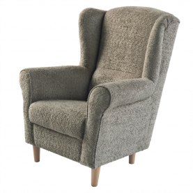 Füles fotel. szürkésbézs Taupe szovet Coral. CHARLOT