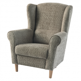 Füles fotel. szürkésbézs Taupe szovet Coral. CHARLOT