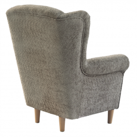 Füles fotel. szürkésbézs Taupe szovet Coral. CHARLOT