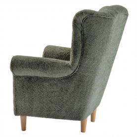 Füles fotel. zold szovet Coral. CHARLOT