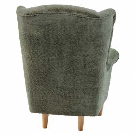 Füles fotel. zold szovet Coral. CHARLOT