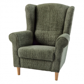 Füles fotel. zold szovet Coral. CHARLOT