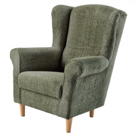 Füles fotel. zold szovet Coral. CHARLOT