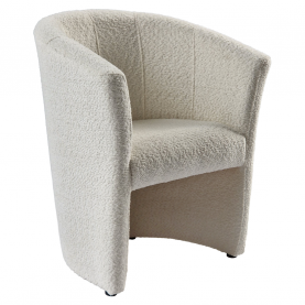 Klub fotel. tejszínes Coral anyag. CUBA