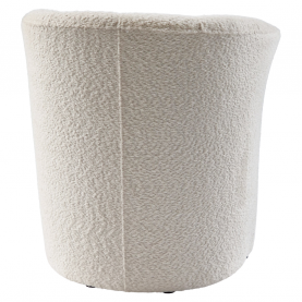 Klub fotel. tejszínes Coral anyag. CUBA