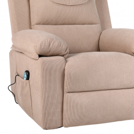 Masszázsfunkciós. donthető fotel fűtéssel. barna. LIFTELO