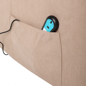 Masszázsfunkciós. donthető fotel fűtéssel. barna. LIFTELO