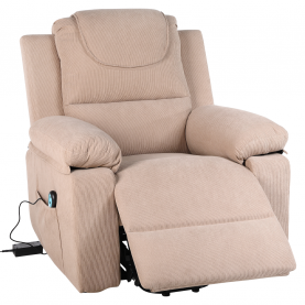 Masszázsfunkciós. donthető fotel fűtéssel. barna. LIFTELO