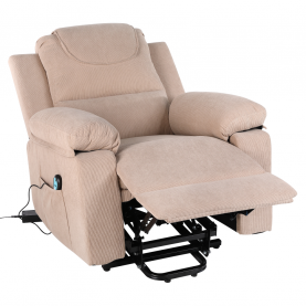 Masszázsfunkciós. donthető fotel fűtéssel. barna. LIFTELO