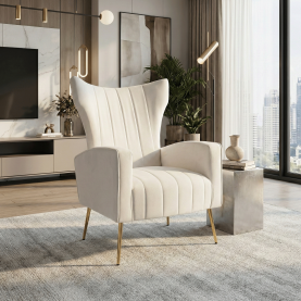 Relaxfotel. bézs Velvet szovet. BARET