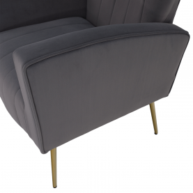 Relaxfotel. szürke Velvet szovet. BARET Relaxfotel. szürke Velvet szovet. BARET