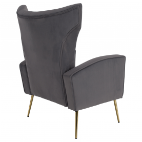 Relaxfotel. szürke Velvet szovet. BARET Relaxfotel. szürke Velvet szovet. BARET