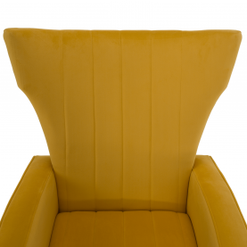Relaxfotel. sárga Velvet szovet. BARET