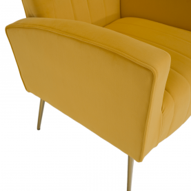 Relaxfotel. sárga Velvet szovet. BARET