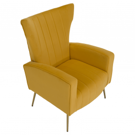 Relaxfotel. sárga Velvet szovet. BARET