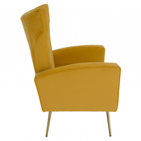 Relaxfotel. sárga Velvet szovet. BARET
