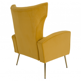 Relaxfotel. sárga Velvet szovet. BARET