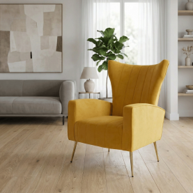 Relaxfotel. sárga Velvet szovet. BARET