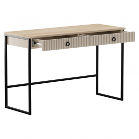 Fésülkodőasztal. szürkésbarna Taupe/silverjack tolgy. DOMCA 2S