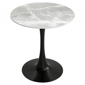 Étkezőasztal. szürke márvány/fekete. átmérő 90 cm. LORIAN TYP 1 Étkezőasztal. szürke márvány/fekete. átmérő 90 cm. LORIAN TYP 1