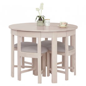 Étkezőgarnitúra 1+4. tomorfa. fehér faminta/szürkésbézs. DOMIO Étkezőgarnitúra 1+4. tomorfa. fehér faminta/szürkésbézs. DOMIO