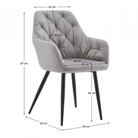 Design fotel. szürke Velvet szovet. VERIO NEW Design fotel. szürke Velvet szovet. VERIO NEW