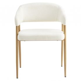 Dizájner étkezőszék. krémszínű/bükk. NIZAR TYP 1 Dizájner étkezőszék. krémszínű/bükk. NIZAR TYP 1