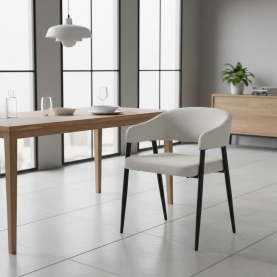 Dizájner étkezőszék. világosszürke/fekete. NIZAR TYP 2 Dizájner étkezőszék. világosszürke/fekete. NIZAR TYP 2