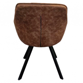 Forgó étkezőszék. sotétbarna szovet csiszolt bőr hatással. SAMANTA