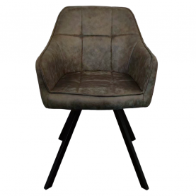 Forgó étkezőszék. zold szovet csiszolt bőr hatással. SAMANTA